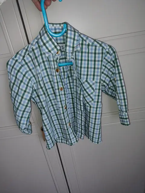 Košeľa kockovaná 98